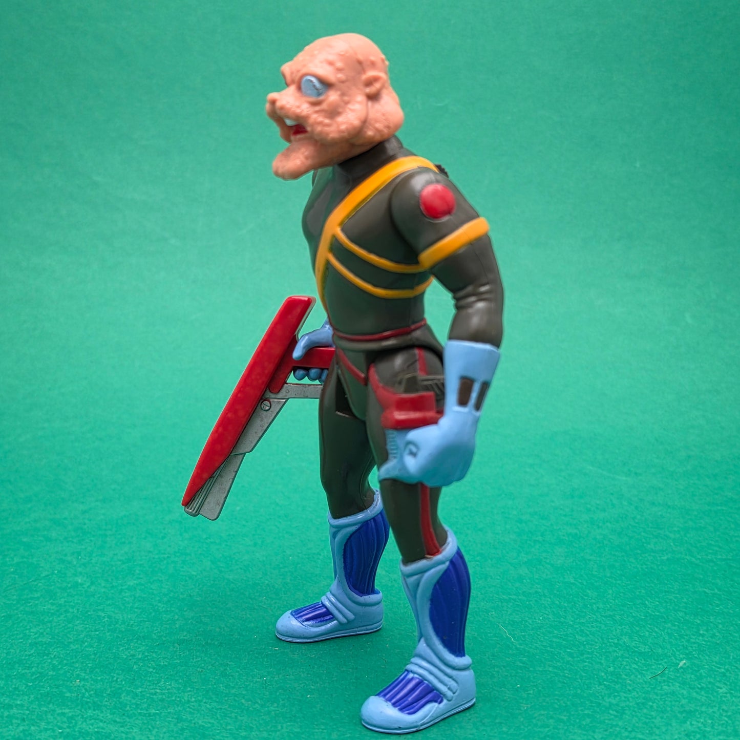 THUNDERCATS ☆ CAPTAIN SHINER & GUN Complete Action Figure ☆ Vintage LJN 80s