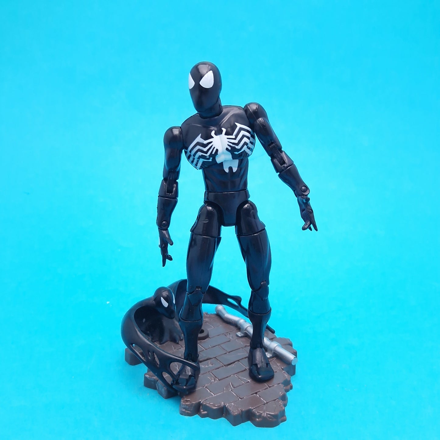 SPIDER-MAN CLASSICS ☆ Marvel legends BLACK COSTUME Figure ☆ Vintage Original Toybiz 2001