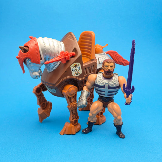MASTERS OF THE UNIVERSE ☆ FISTO STRIDOR Vintage Figure ☆ MOTU Loose 80s Mattel