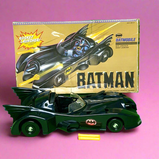 BATMAN 89 ☆ BATMOBILE BATMAN DC SUPER HEROES Figure Vehicle ☆ Original Boxed Toybiz 1989