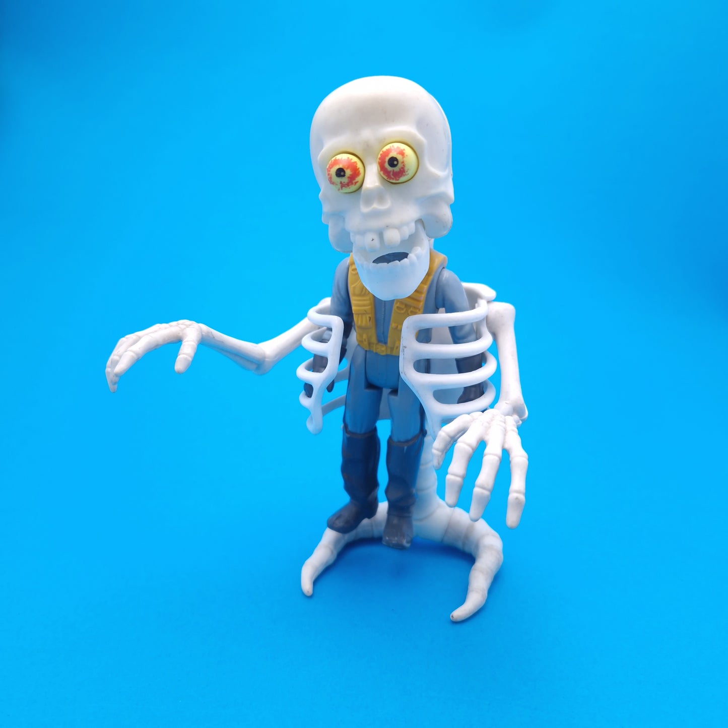 GHOSTBUSTERS ☆ BAD TO THE BONE SKELTON Vintage Figure ☆ Loose 80s Kenner Original
