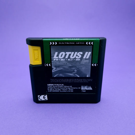 SEGA MEGADRIVE ☆ LOTUS 2 R.E.C.S game ☆ Vintage Retro Game loose