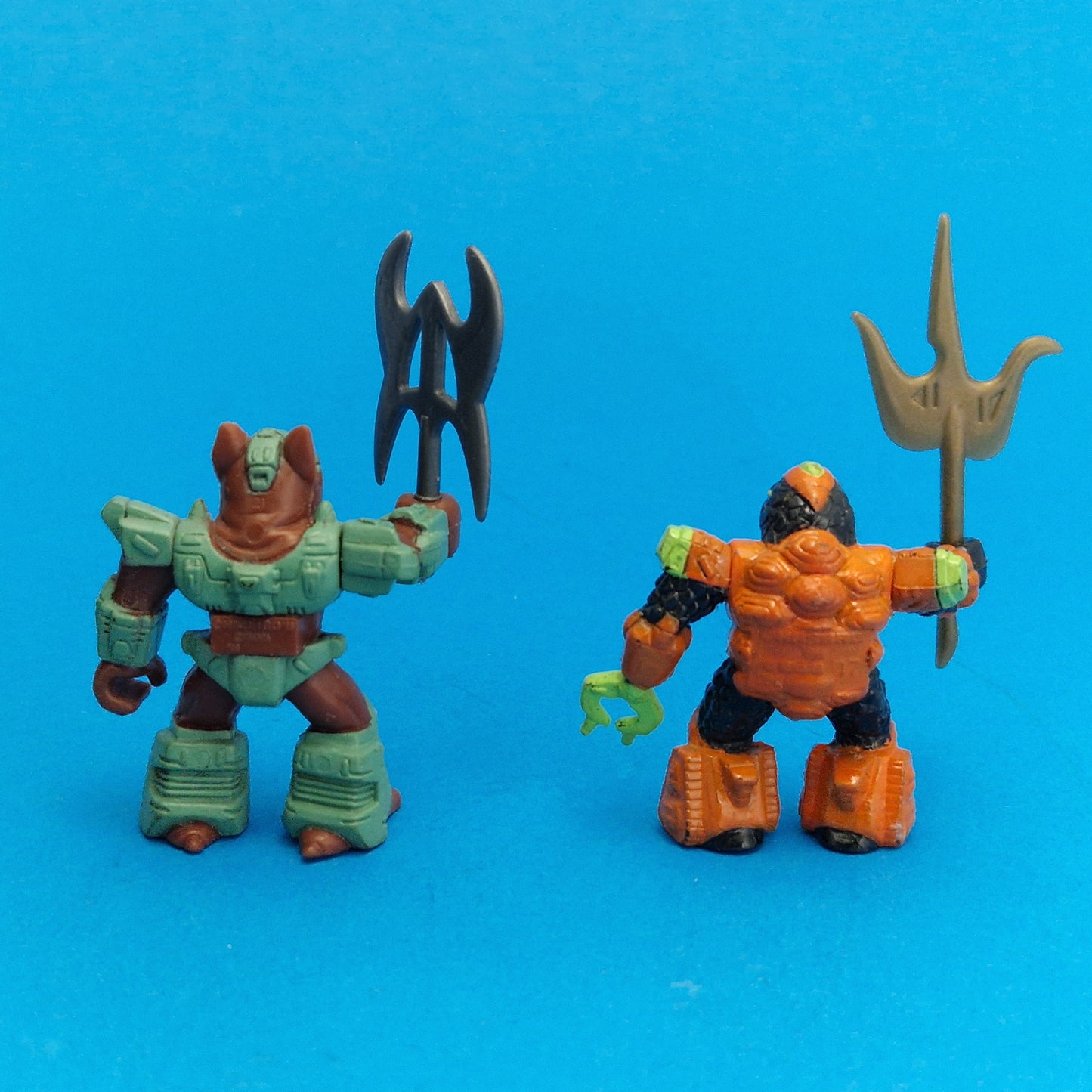 BATTLE BEASTS ☆ HARDTOP TORTOISE #17 DANGER DOG #21 set Figure ☆ Vintage Hasbro Takara