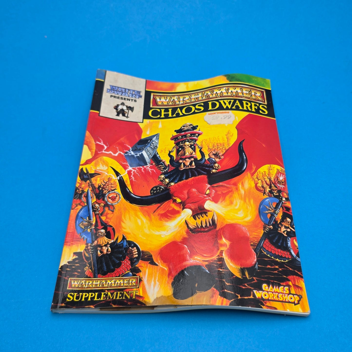 WARHAMMER ☆ CHAOS DWARFS Army Book Codex Fantasy Supplement 1994 OOP ☆ Vintage Original