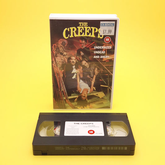 VHS Video ☆ THE CREEPS ☆ 90s Big Box Ex Rental Horror 18 Vintage