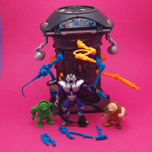 BIKER MICE FROM MARS ☆ Dr. Karbunkle's Transporter and Secret Lab Vintage Figure ☆ 90s Playset