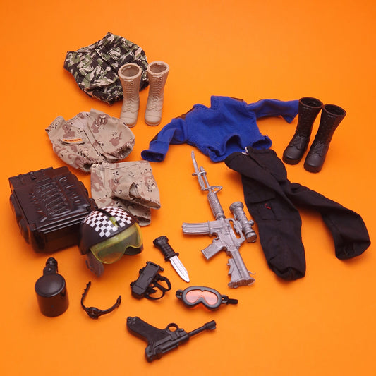 ACTION MAN ☆ JUNGLE DESERT & SWAT PACK Accessories Bundle ☆ Vintage HASBRO 90's Loose