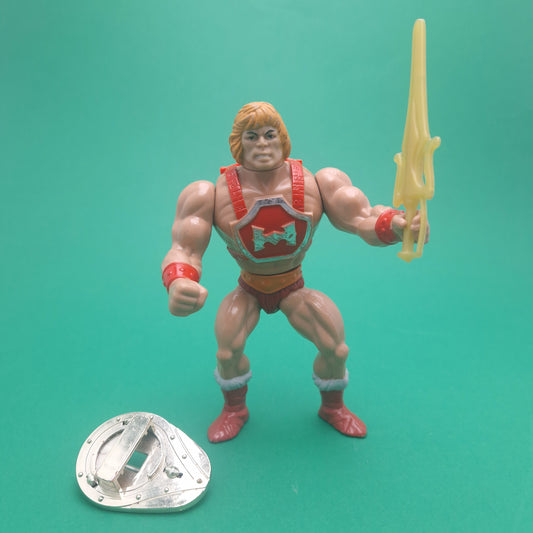 MASTERS OF THE UNIVERSE ☆ THUNDER PUNCH HE-MAN Vintage Figure ☆ MOTU Loose 80s Mattel
