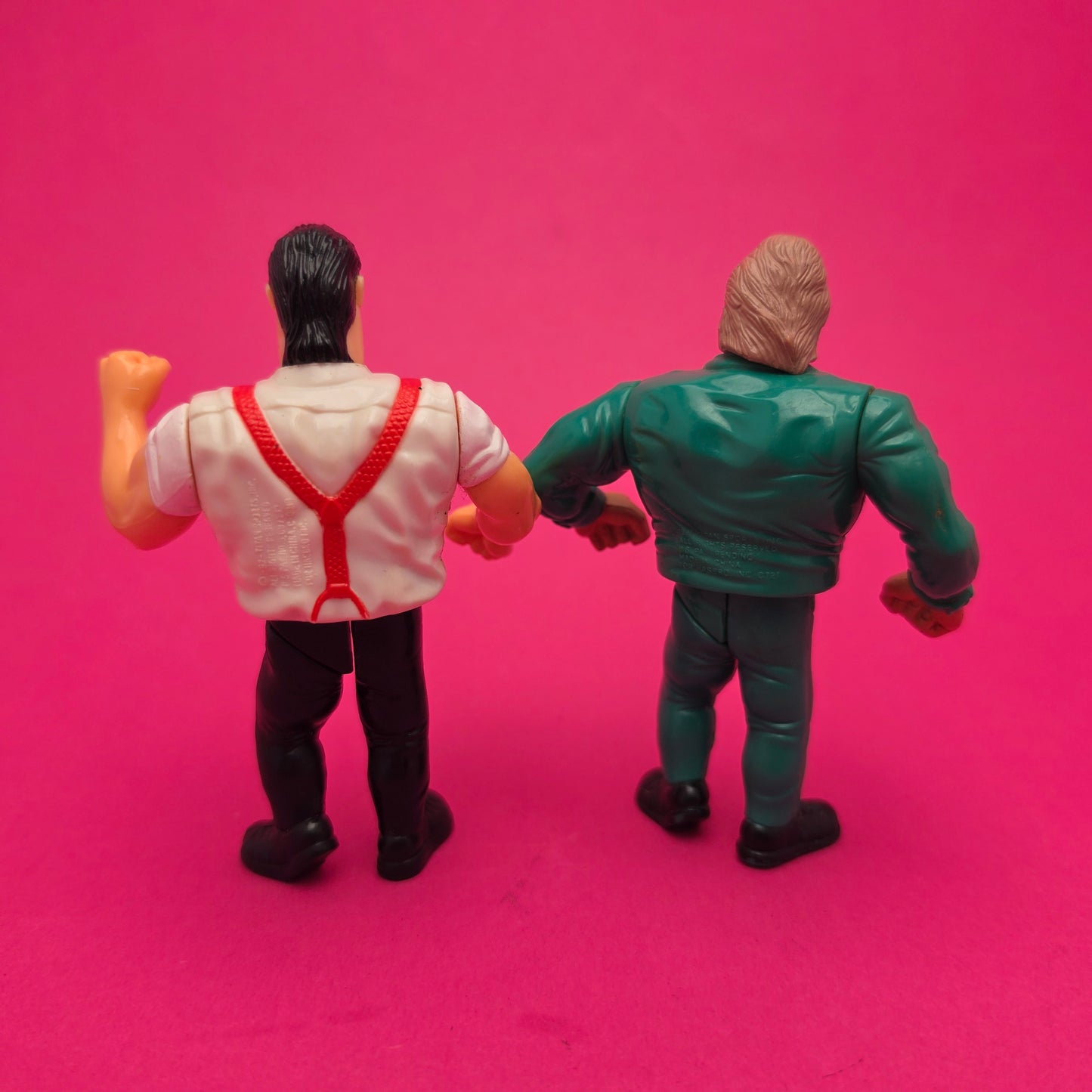 WWF HASBRO MILLION DOLLAR MAN & I.R.S MONEY INC Vintage Wrestling Figure ☆ Original 90s