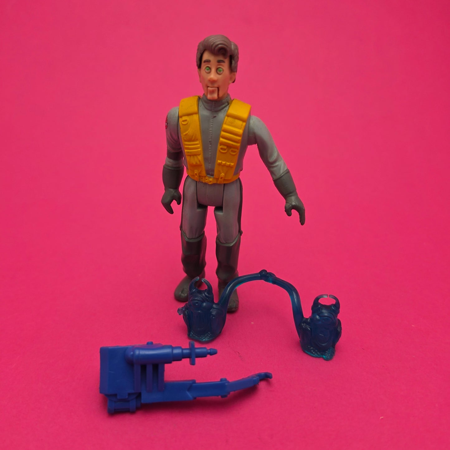 GHOSTBUSTERS ☆ PETER VENKMAN FRIGHT FEATURES Figure ☆ Loose 80s Kenner Original