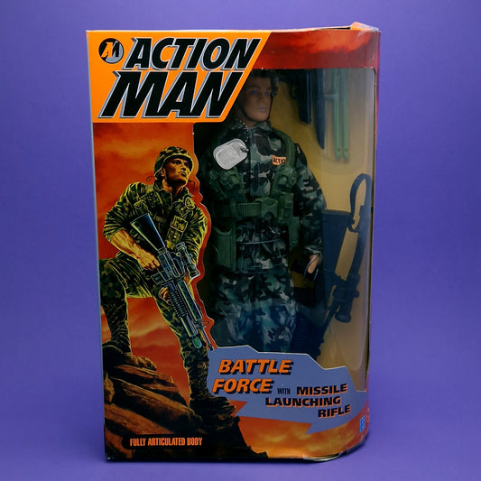 ACTION MAN ☆ BATTLE FORCE Figure Doll ☆ Vintage HASBRO Box SEALED Boxed 90's