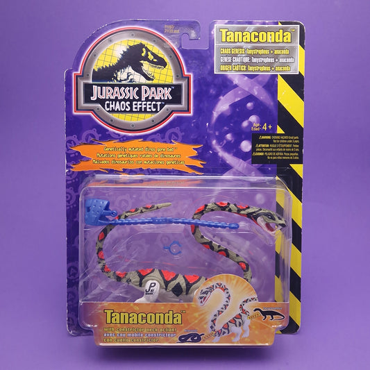 JURASSIC PARK CHAOS EFFECT ☆ TANACONDA Tanystropheus + Anaconda Vintage Figure ☆ Sealed MOC World Carded