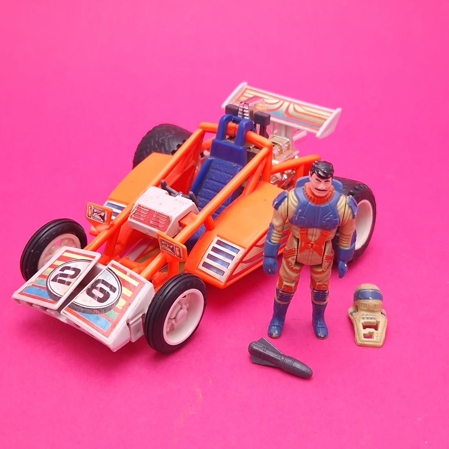 M.A.S.K ☆ FIREFLY JULIO LOPEZ Vintage Figure ☆ MASK Kenner 80s Vehicle