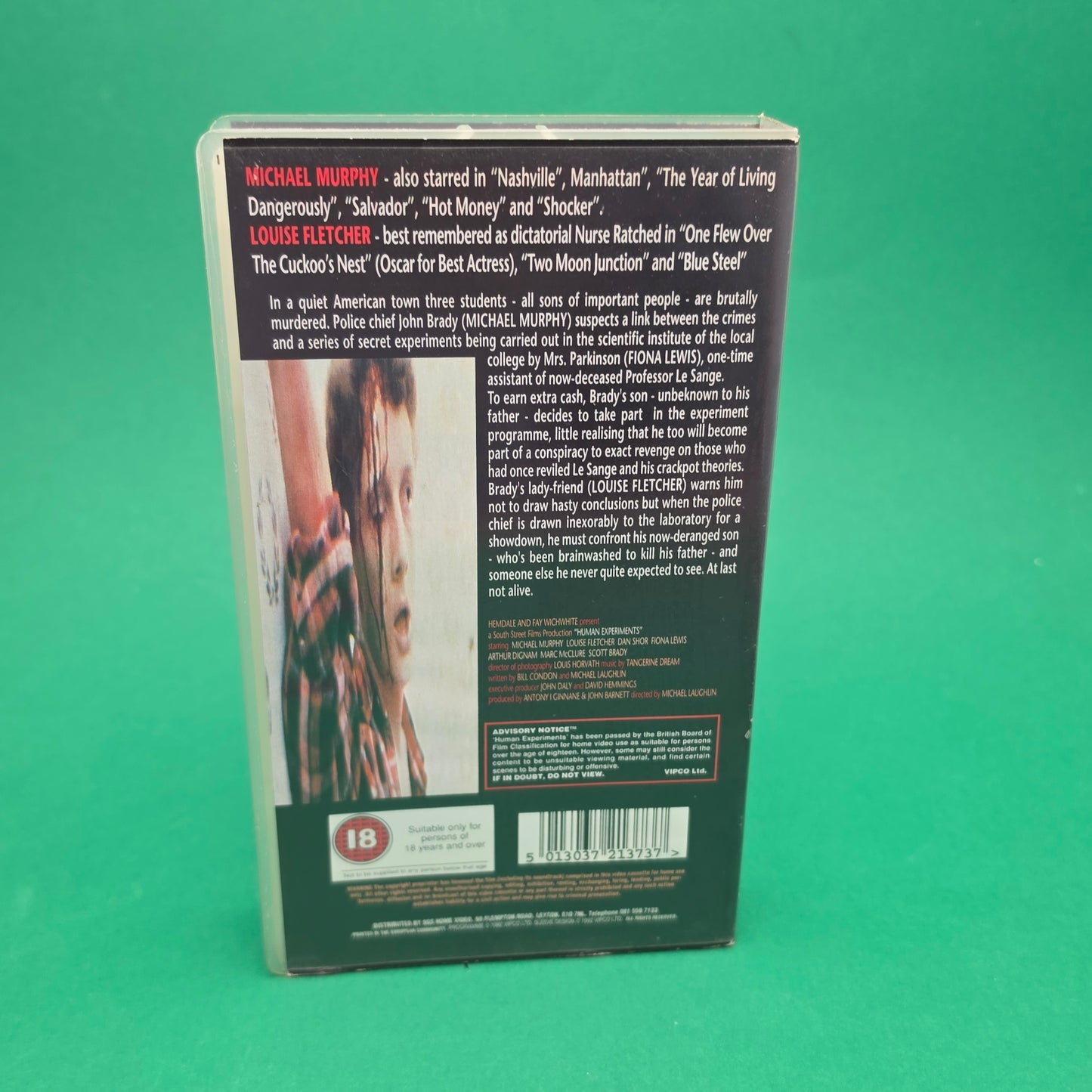 VHS Video ☆ HUMAN EXPERIMENTS ☆ 18 Cert Vintage Tape VIPCO 1993