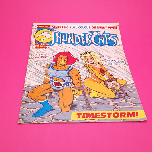 THUNDERCATS COMIC ☆ Vol 78 Vintage Original ☆ 80s Marvel Timestorm