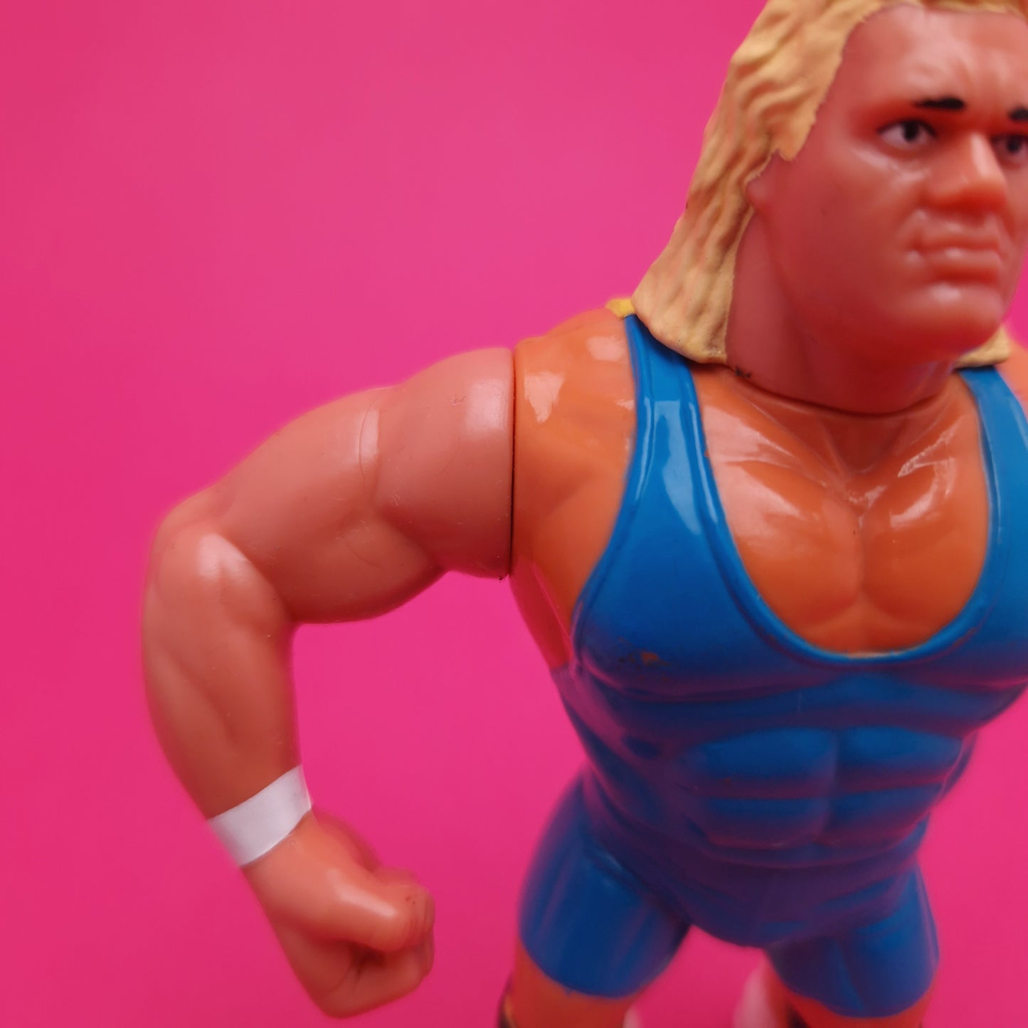 WWF HASBRO ☆ MR PERFECT BLUE Vintage Wrestling Figure ☆ Series 8 90s Loose
