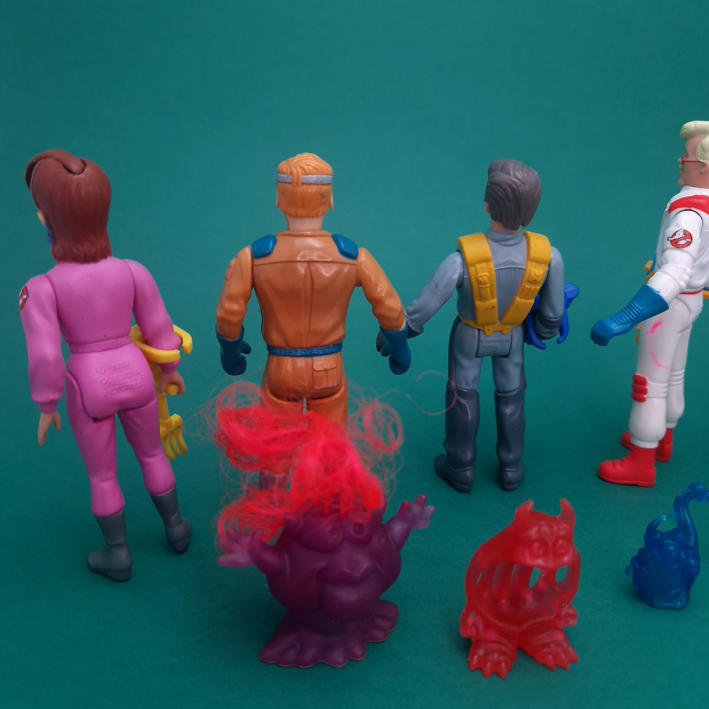 GHOSTBUSTERS ☆ FRIGHT FEATURES SET OF 5 Vintage Figure ☆ Nice Loose 80s Kenner