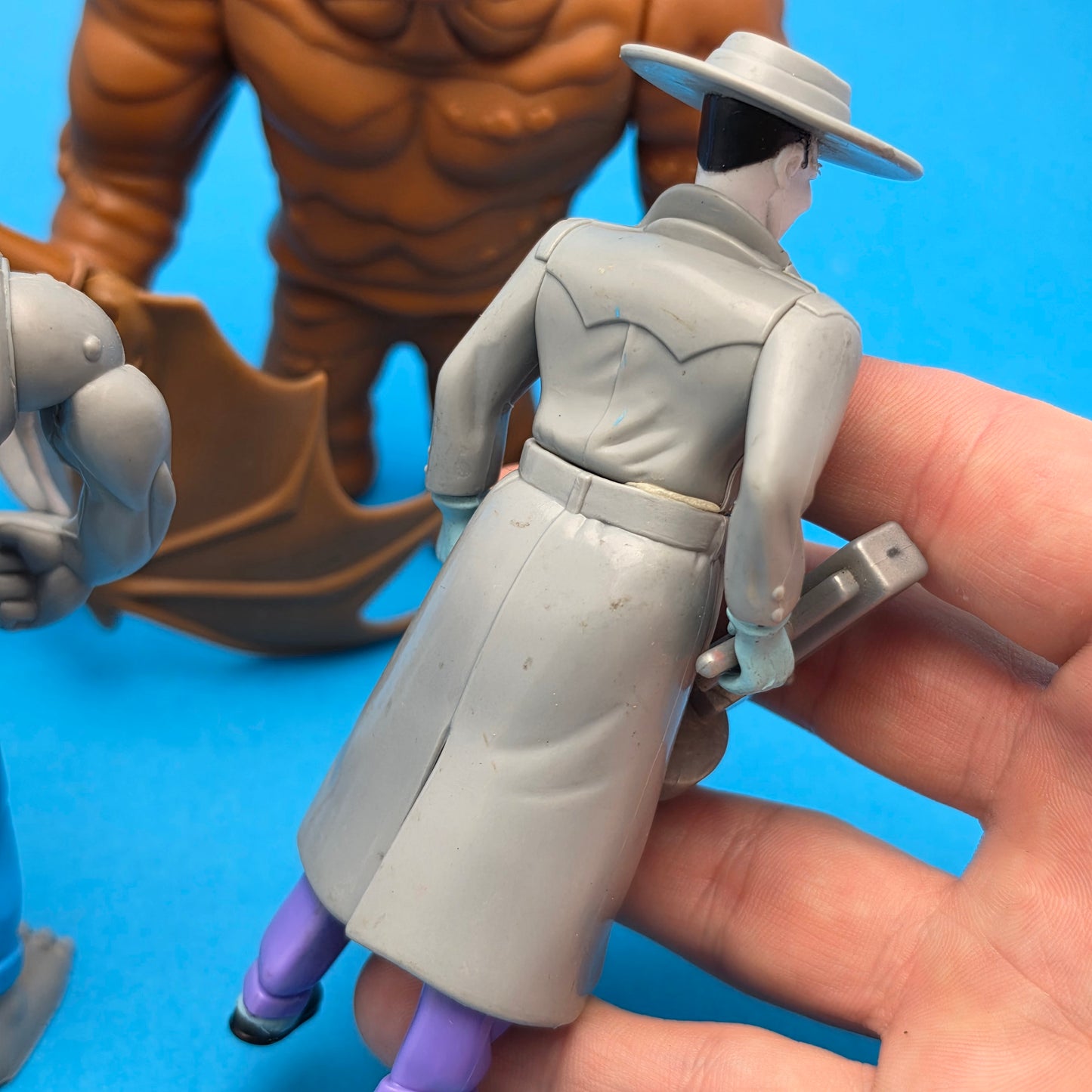 BATMAN THE ANIMATED SERIES ☆ KILLER CROC CLAYFACE JOKER MAN-BAT Figure ☆ Vintage 90s Kenner