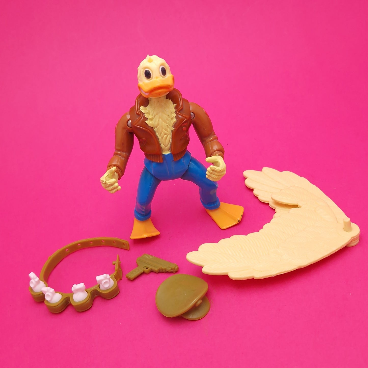 TEENAGE MUTANT NINJA TURTLES ☆ ACE DUCK Complete Vintage Action Figure ☆ 90s Loose