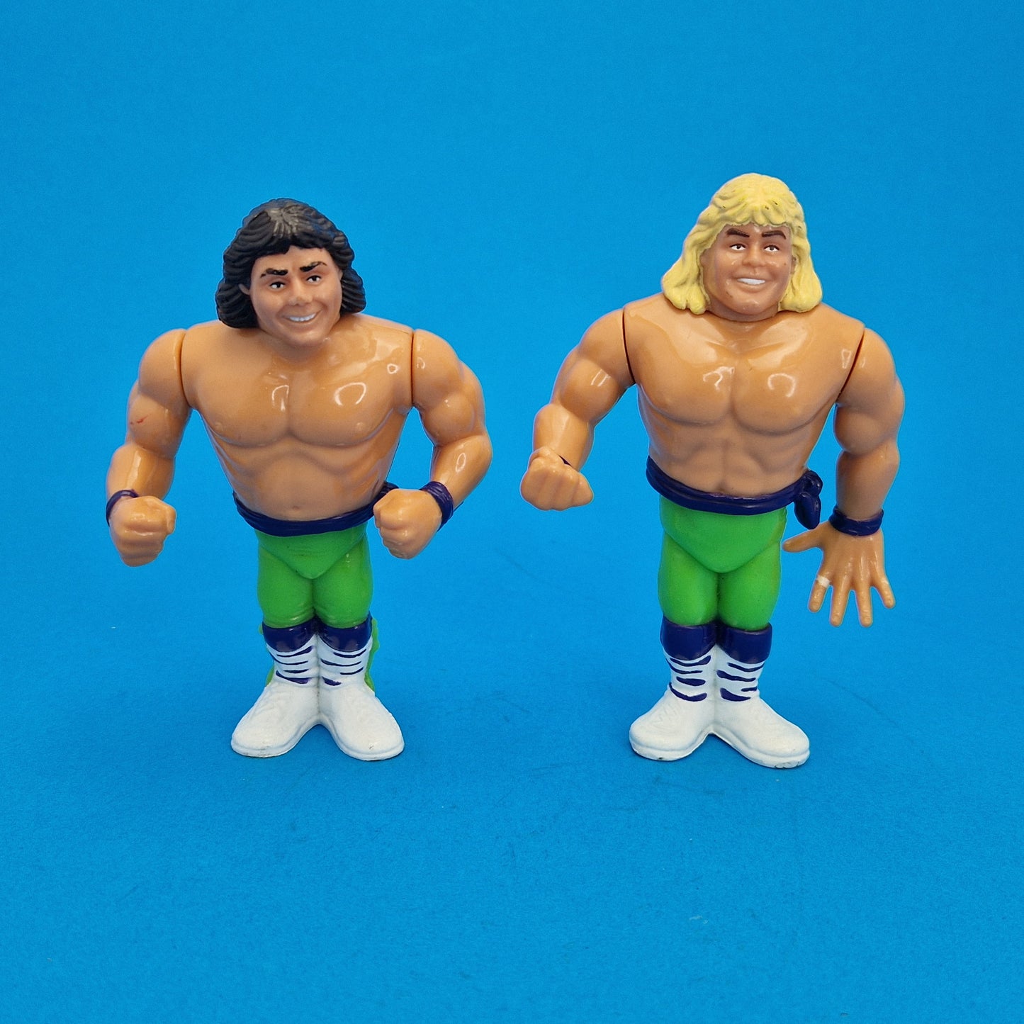 WWF HASBRO THE ROCKERS SHAWN MICHAELS AND MARTY JANNETTY Vintage Wrestling Figure ☆ Original 90s Series 3