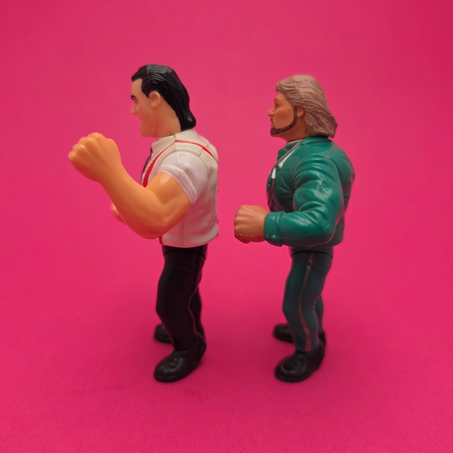 WWF HASBRO MILLION DOLLAR MAN & I.R.S MONEY INC Vintage Wrestling Figure ☆ Original 90s