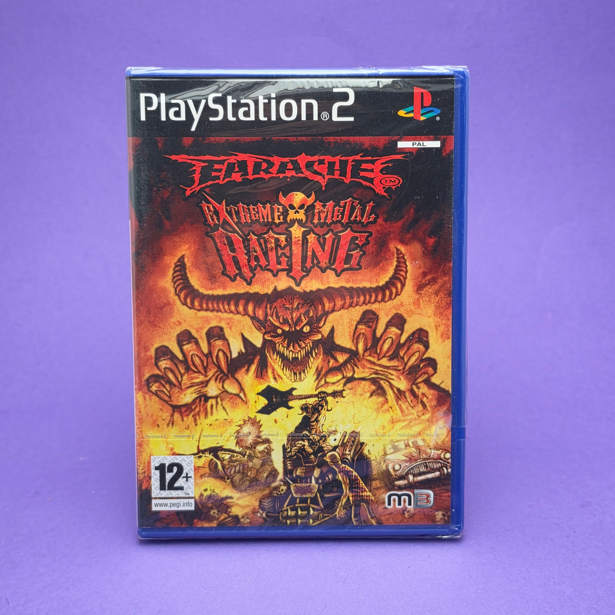 PLAYSTATION 2 ☆ EARACHE EXTREME METAL RACING ☆ Sealed Vintage Retro Game Boxed & Manual PAL PS2 12+
