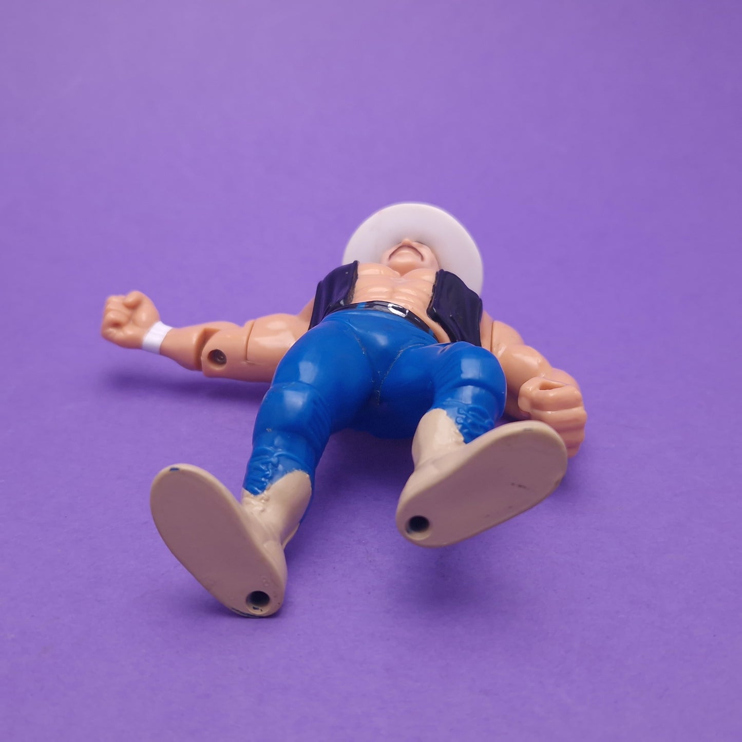 WWF HASBRO ☆ SMOKING GUNNS BILLY & BART GUNN Vintage Wrestling Figure ☆ Green Card Original 90s Series 11