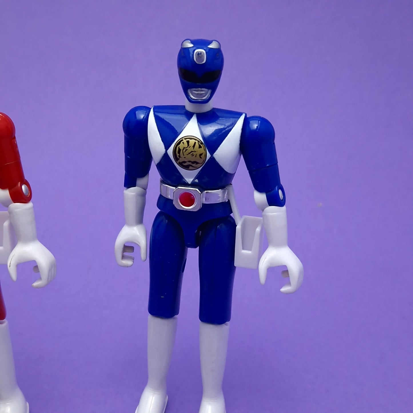 POWER RANGERS MMPR ☆ BLACK BLUE RED Rangers Figures Complete ☆ Vintage Bandai 90s