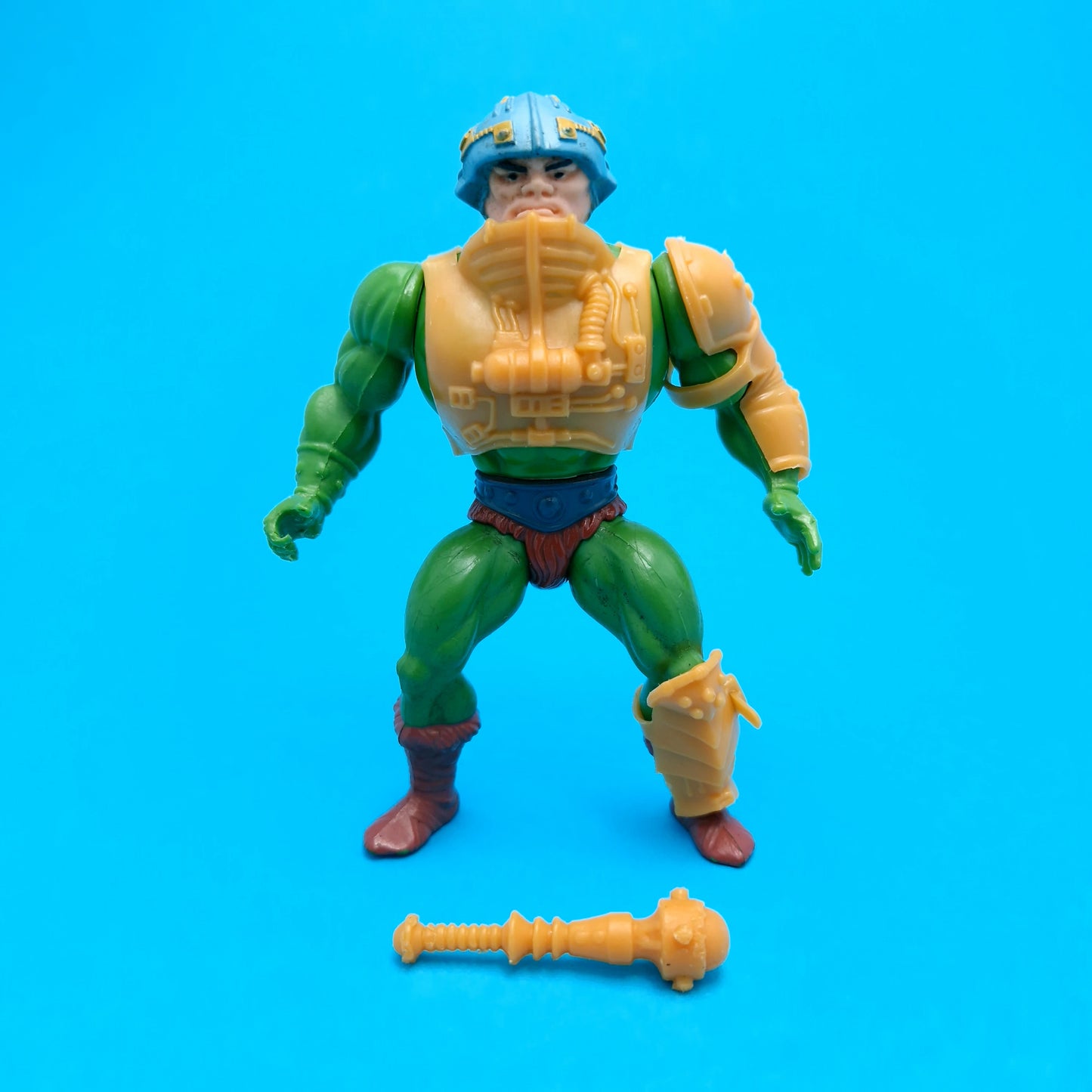 MASTERS OF THE UNIVERSE ☆ MAN AT ARMS Complete Vintage Figure ☆ MOTU Loose 80s Mattel Original