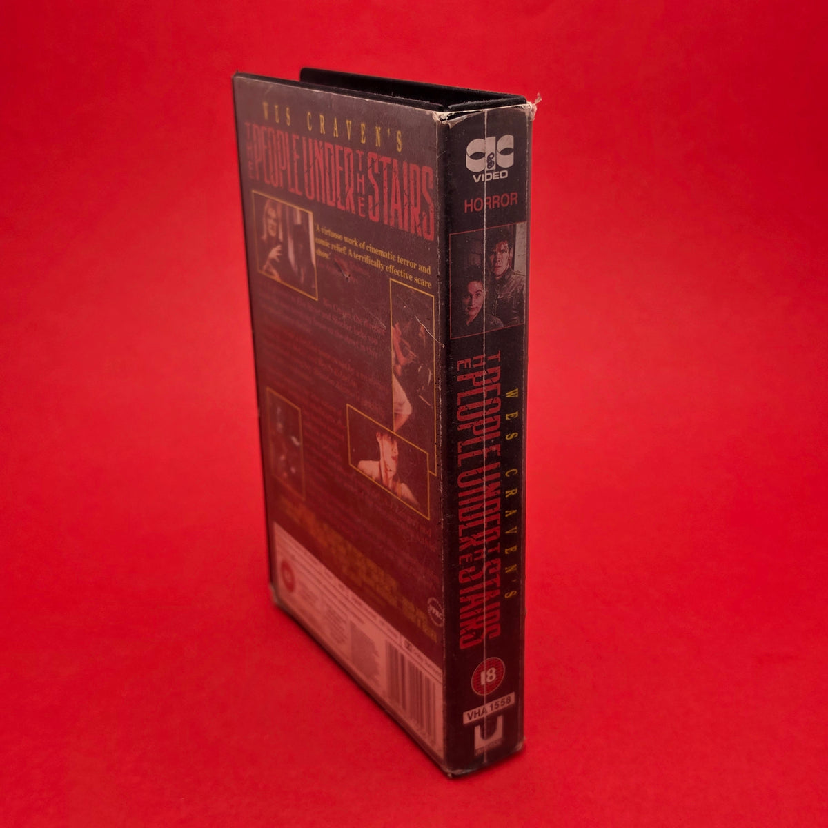 VHS Video ☆ THE PEOPLE UNDER THE STAIRS ☆ 18 Cert Ex Rental Big Box Vintage Tape