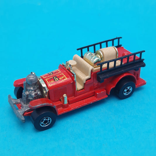 HOTWHEELS ☆ FIREENGINE 1980 Car Vehicle Old number 5 ☆ Diecast Car Vintage