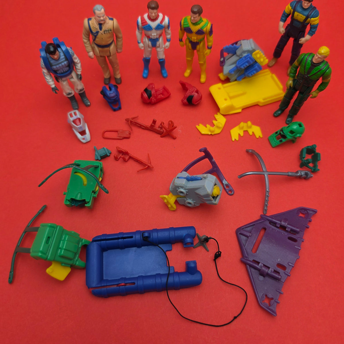 M.A.S.K ☆ BUNDLE x6 ADVENTURE PACK Figures Vintage MASK Figure ☆ Kenner 80s Loose