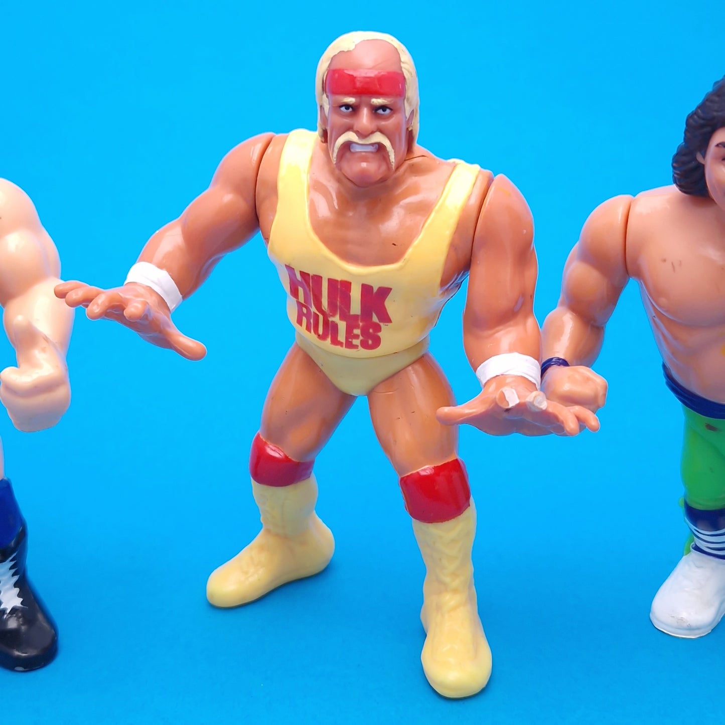 WWF HASBRO ☆ 7x Bundle JAKE DIBASE HULK HACKSAW Others Vintage Wrestling Figure ☆ Original 90s