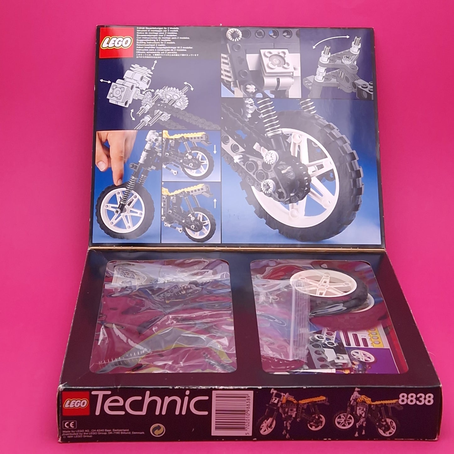 LEGO ☆ 8838 SHOCK CYCLE Technic ☆ Vintage 80s Boxed Instructions Complete