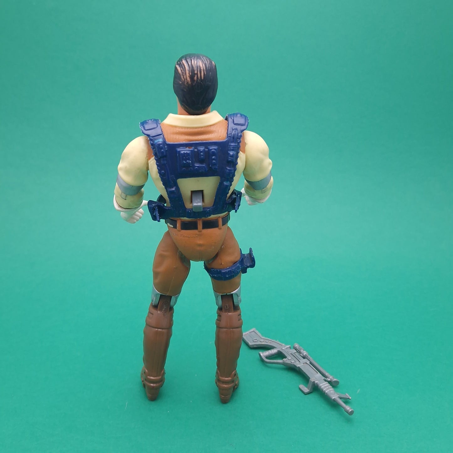 BRAVESTARR ☆ FIGURE With DEPUTY FUZZ'S PRAIRIE ROCKET ☆ Vintage Mattel Original 80s Loose