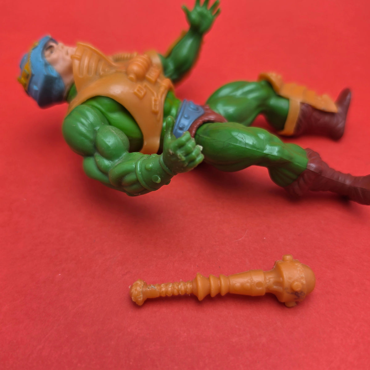 MASTERS OF THE UNIVERSE ☆ MAN AT ARMS Vintage Figure ☆ MOTU 80s Mattel