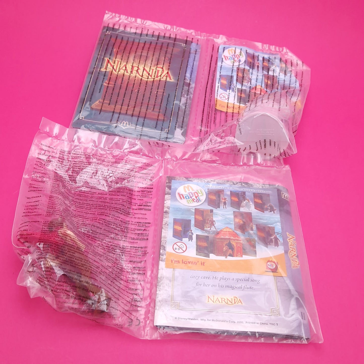 McDonalds ☆ Happy Meal NARNIA WHITE WITCH TUMNUS Vintage Figures ☆ Mini Fig Bundle Loose