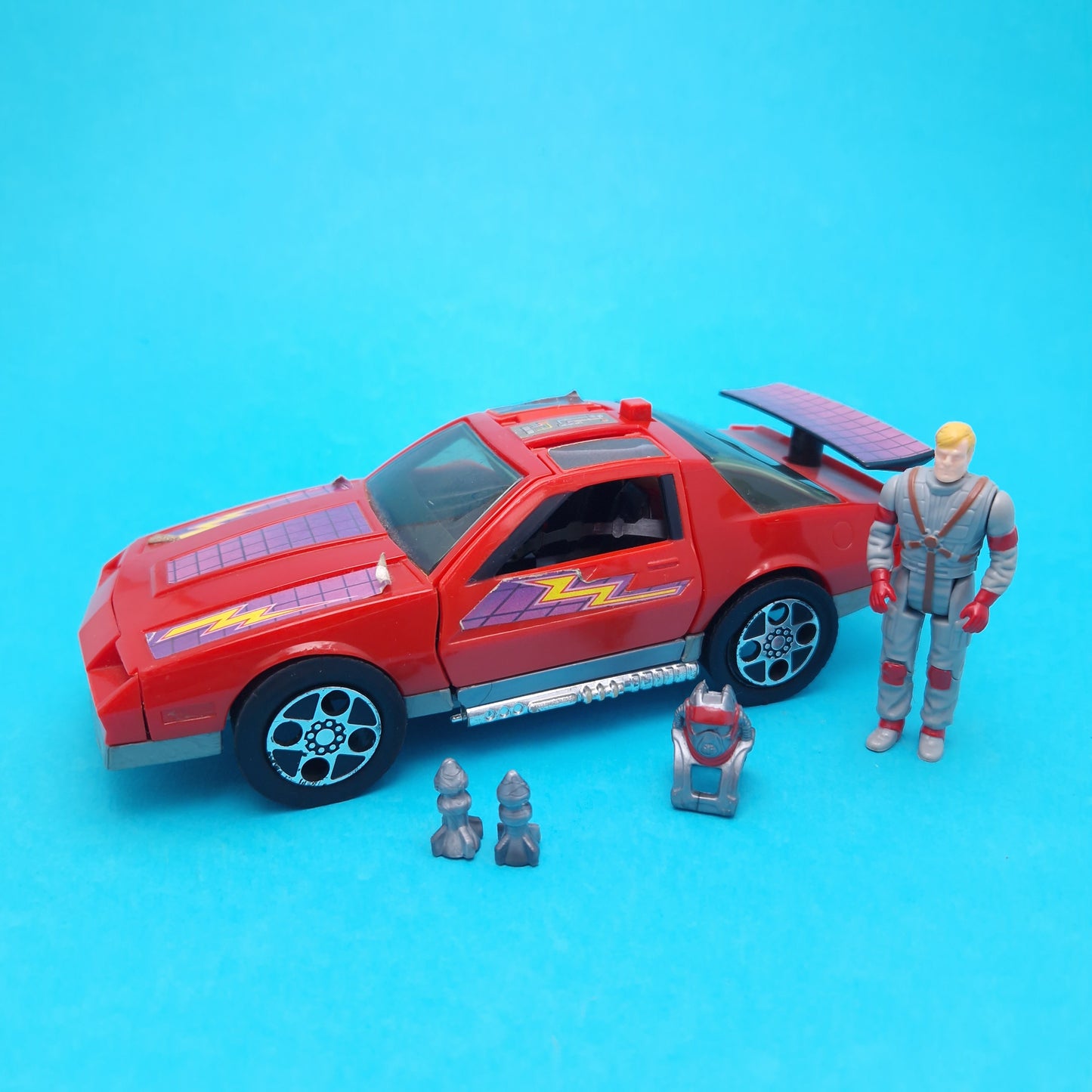 M.A.S.K ☆ MATT TRAKKER THUNDERHAWK Figure Vehicle ☆ Vintage Kenner 80s Complete