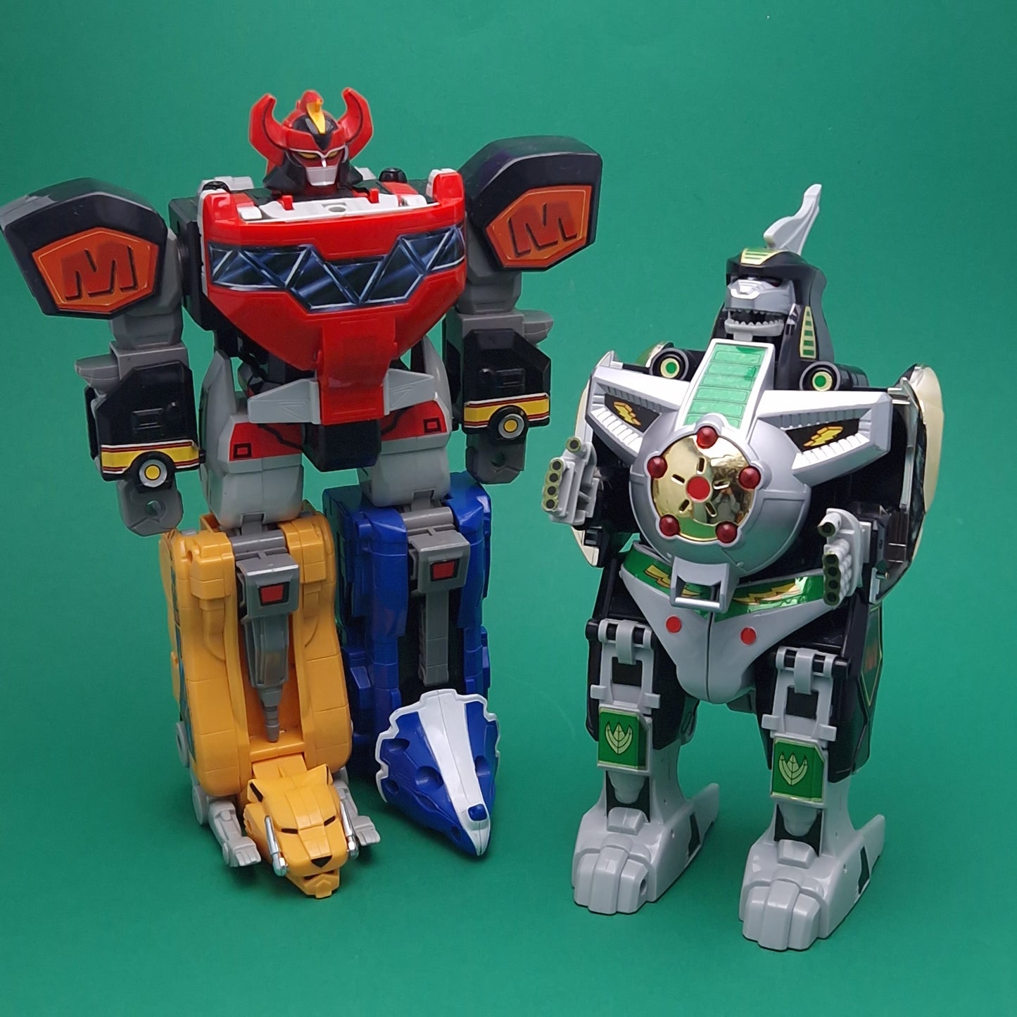 POWER RANGERS MMPR ☆ DELUXE MEGAZORD DRAGONZORD Bundle ☆ Original 90's Bandai