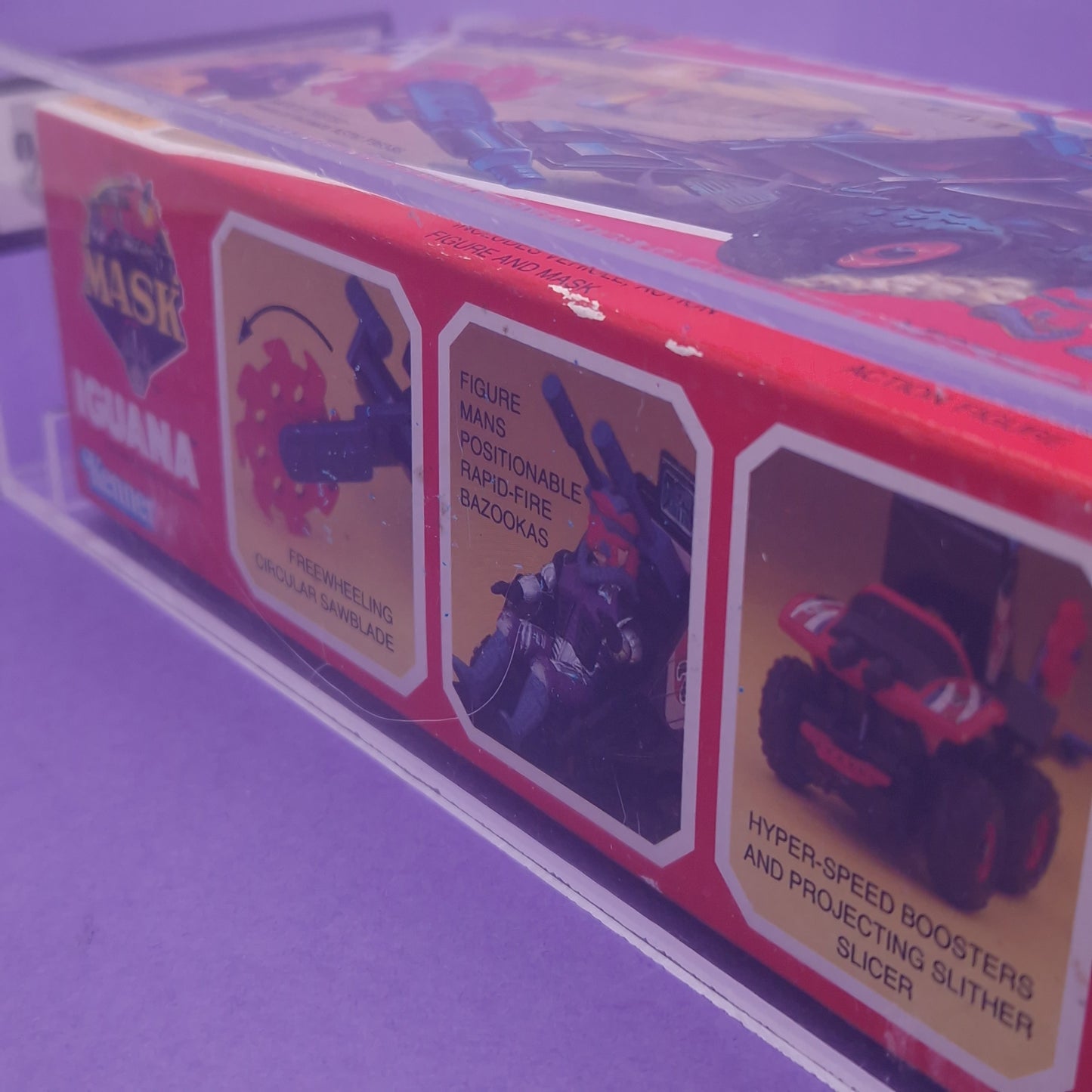 M.A.S.K ☆ IGUANA Lester Sludge Figure GRADED UKG 80 Vehicle ☆ US Sealed Boxed 80s Kenner MASK Vintage