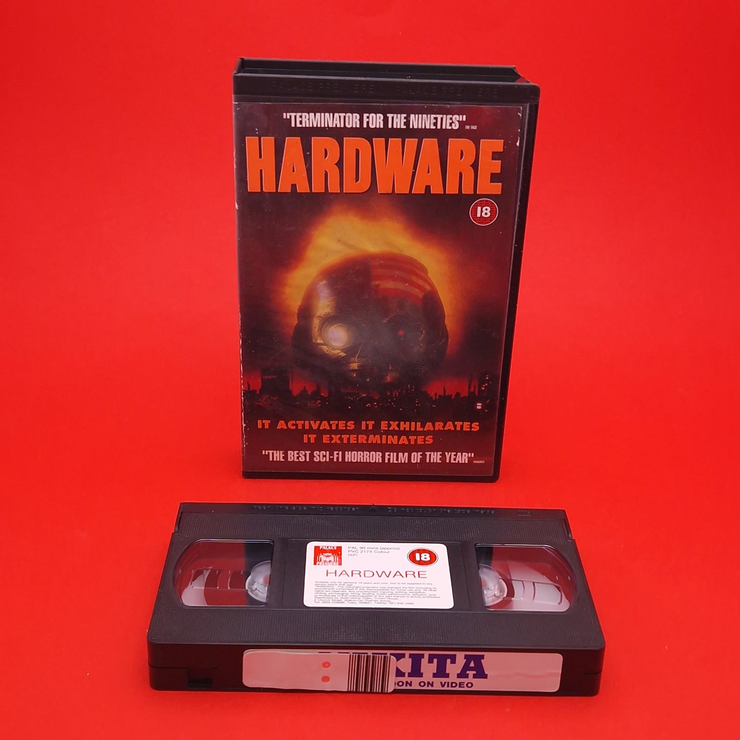 VHS Video ☆ HARDWARE ☆ 90s Big Box Ex Rental 15 Vintage