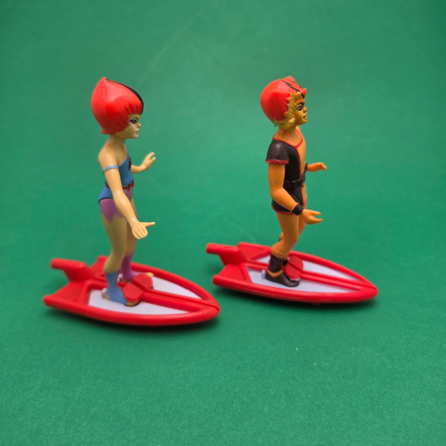 THUNDERCATS ☆ WILYKAT & WILYKAT Boards Action Figure ☆ Vintage LJN Complete Original 80s Loose