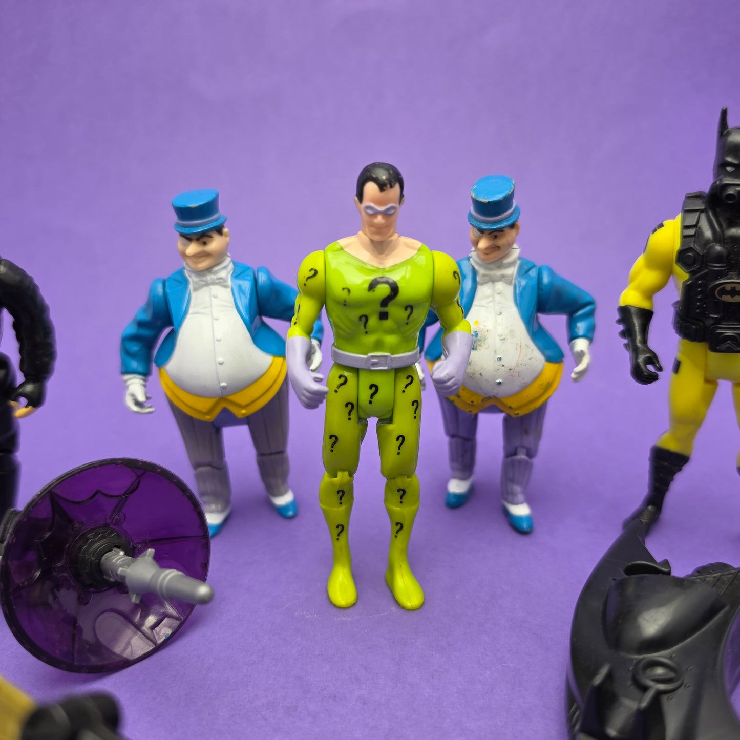 BATMAN ☆ BOB THE GOON RIDDLER PENGUIN Figure ☆ Vintage 80s 90s TOYBIZ Kenner