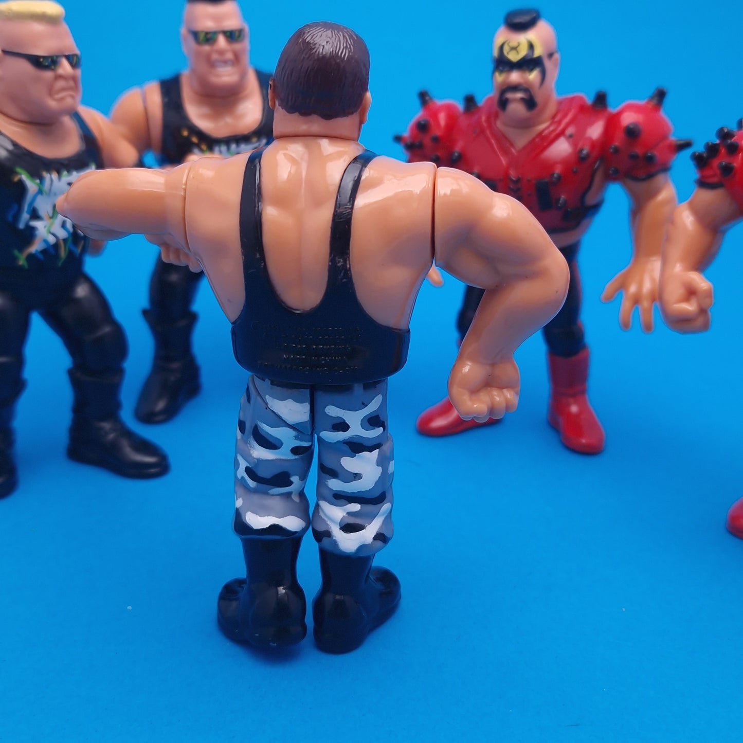 WWF HASBRO ☆ 5x Bundle LEGION OF DOOM NASTY BOYS Vintage Wrestling Figure ☆ Original 90s