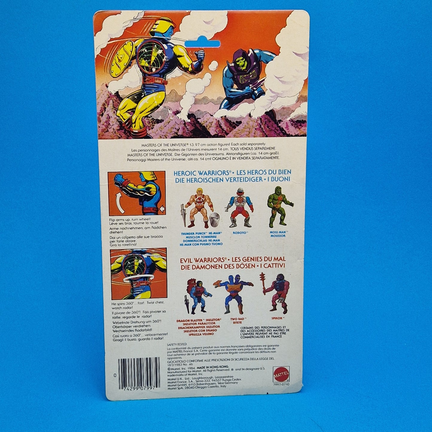 MASTERS OF THE UNIVERSE ☆ SY-KLONE Vintage Figure ☆ MOTU Loose 80s Mattel Card Clone