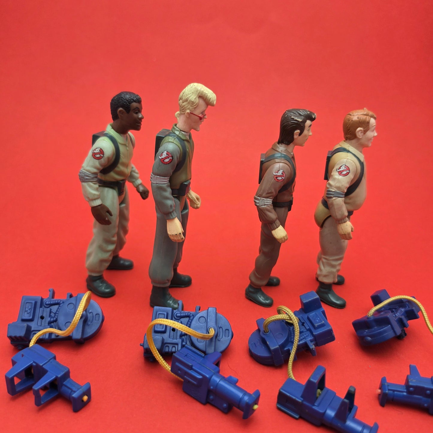GHOSTBUSTERS ☆ ORIGINAL SET OF 4 Vintage Figure ☆ Loose 80s Kenner