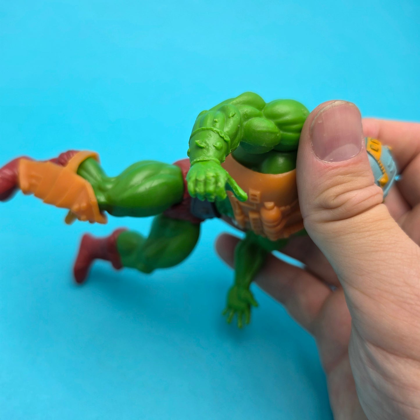 MASTERS OF THE UNIVERSE ☆ MAN AT ARMS Complete Vintage Figure ☆ MOTU Loose 80s Mattel Original