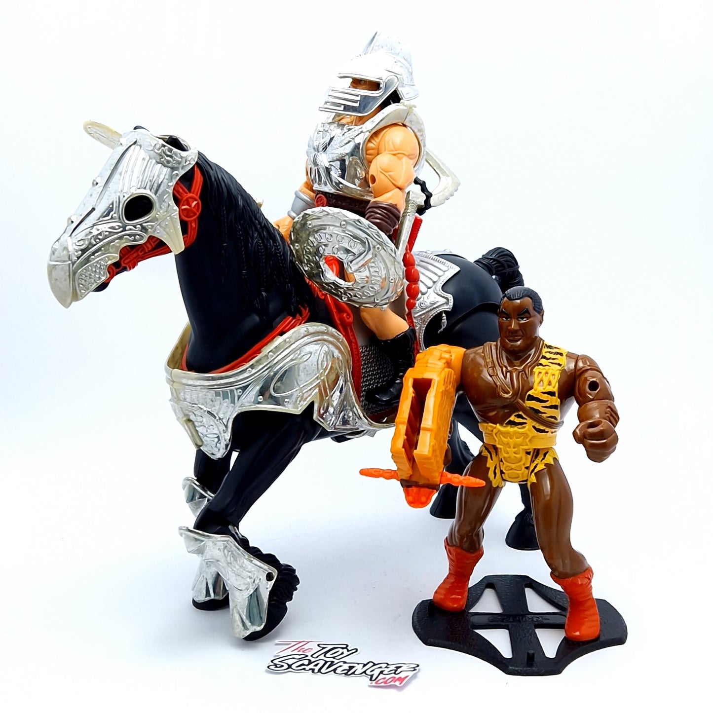CONAN THE ADVENTURER ☆ CONAN ZULA THUNDER Battle Stallion Horse Vintage Action Figure ☆ Hasbro 90s Loose