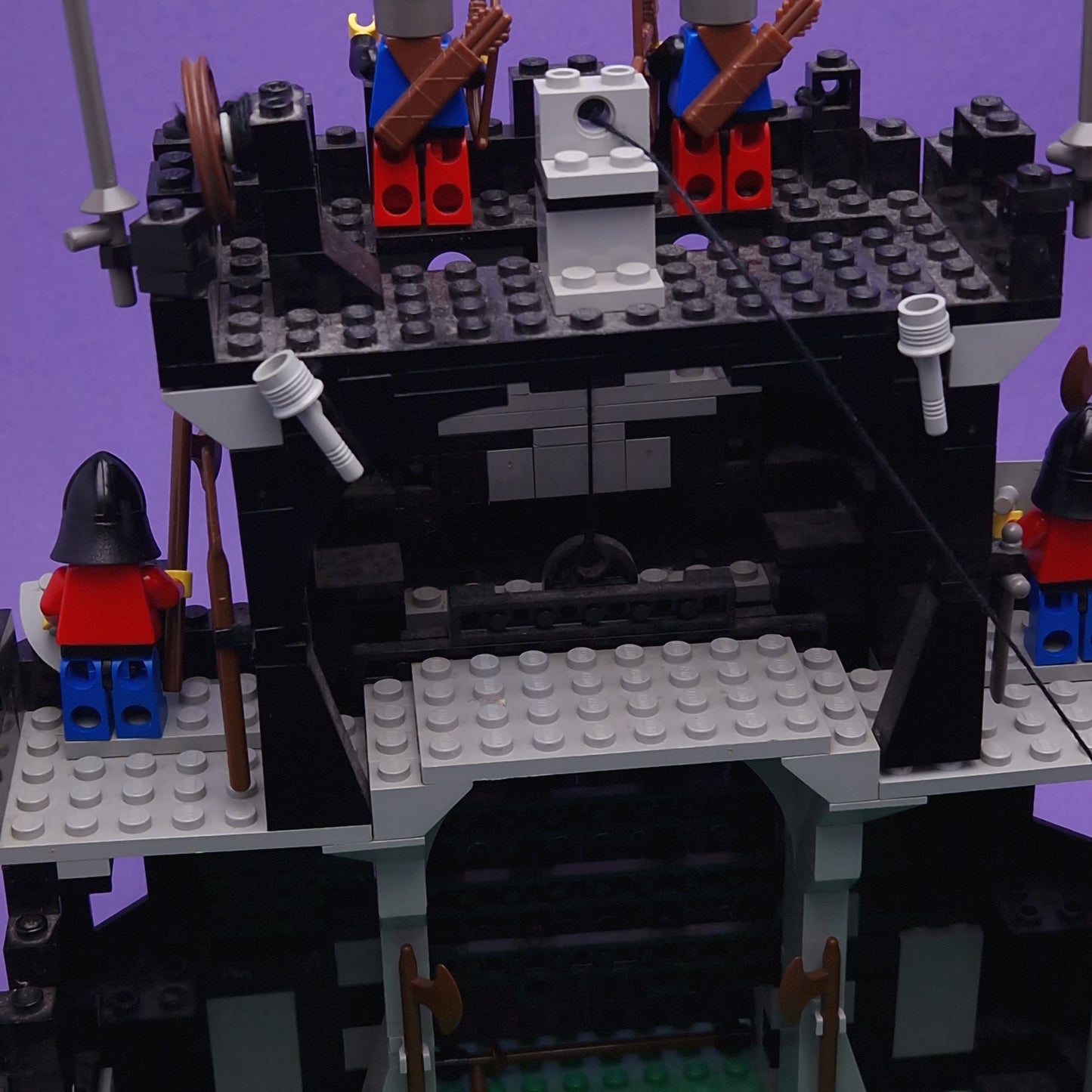 LEGO ☆ 6085 BLACK MONARCHS CASTLE KNIGHTS Mini Figure ☆ 80s