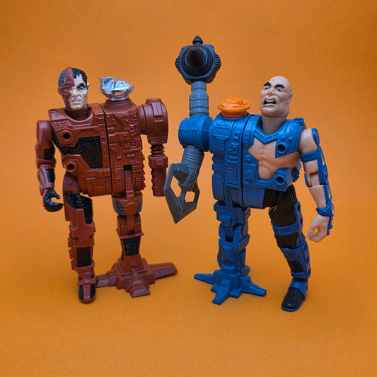 CENTURIONS ☆ HACKER & DR. TERROR Action Figure ☆ Vintage Original 80s Kenner